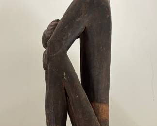 Wooden Carved 'Bulul'.  Ifugao Rice God Sculpture 