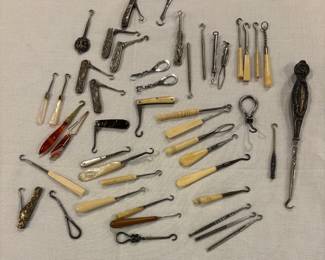 Collection of Button Hooks