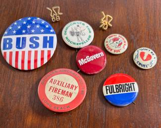 Variety of Campaign Buttons