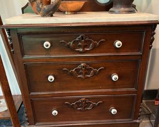 Marble Top Wash Stand