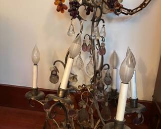 Sweet Antique Venetian Murano Chandelier  - Complete