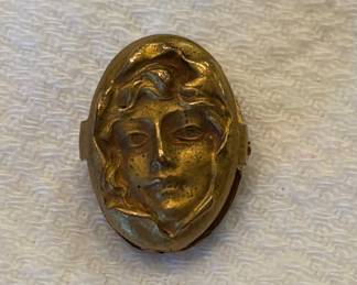 Victorian Face Pin
