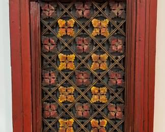 Chinese Wood Carved Panel