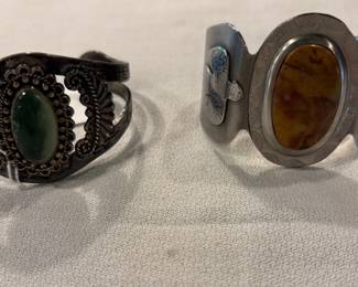 Sterling and Gemstone Bracelets