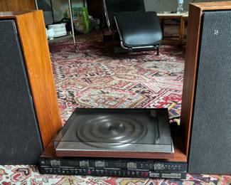 Danish Bang and Olufsen Audio System(1970's) to include Beomaster 4000 Receiver, Beogram 1900 Turntable & Beovox 2600 Speakers
