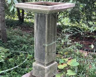 FL Wright Style Bird Bath