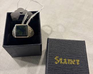 Men's Gemstone and Sterling