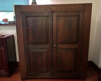 Primitive Walnut Cabinet