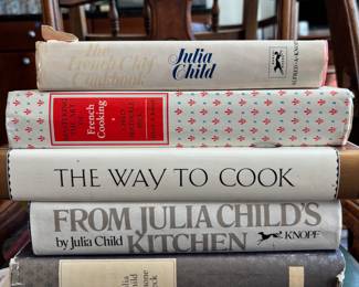 Collection of Julia Child Cookbooks