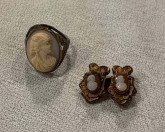 Lovely Old Cameo Pieces
