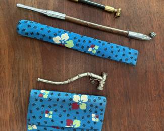3 small asian pipes