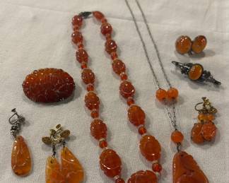 Vintage Carnelian Jewelry