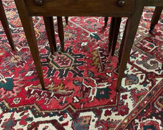 Antique Walnut Tapered Leg Night Stand