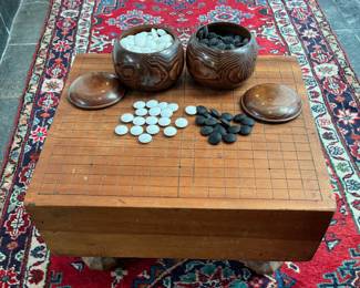 Beautiful Vintage Go Game Board Goban Kaya, Japan