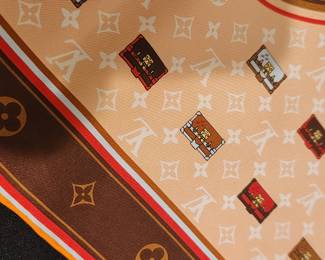 Louis Vuitton minimalle square silk scarf