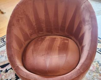 Velvet Barrel Chair (pair available)