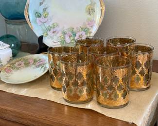 gold leaf glass