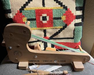 Black Lamb Inkle Loom, Tapestry Weaving Bobbins