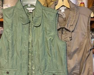 Christopher & Banks Puffer Vests – Sizes Medium & Large