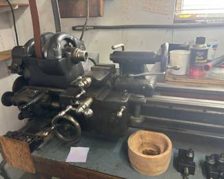 Antique Geared Engine Tool Room Lathe