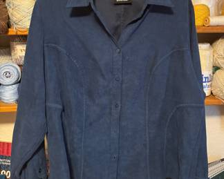 Tommy Hilfiger Blue Button Up Dress Shirt – Size 14