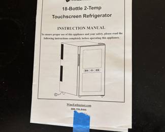 Wine Enthusiast 18-Bottle Touchscreen Refrigerator