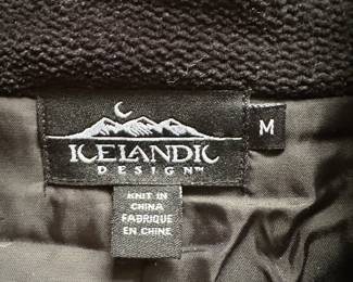 Icelandic Design Wool Jacket – Size Medium