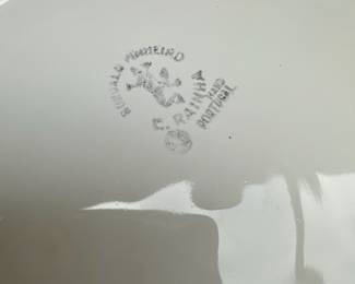 Set of 7 Bordallo Pinheiro White Cabbage Themed Bread & Butter Plates