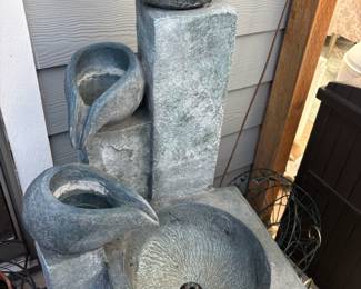 Outdoor Cascading Water Fountain