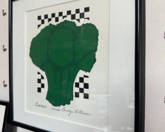 Framed Vegetable and Fruit Prints by Carolyn Oltman