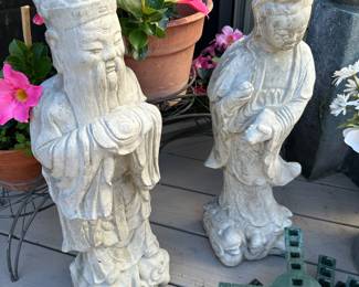 Asian Figures Garden Statues
