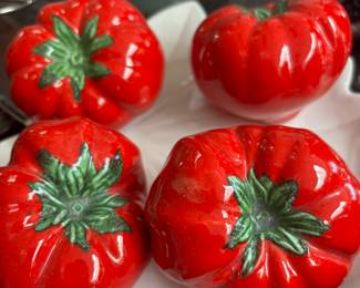 Ceramic Tomato Decor