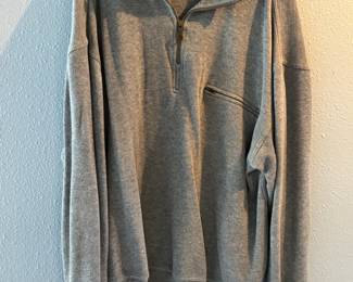Pendleton Grey Half Zip Sweater