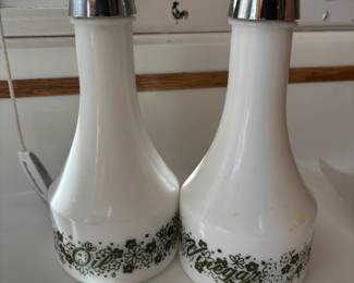 Gemco Corelle Spring Blossom Oil & Vinegar Cruets