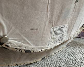 Pair of Geometric Pattern Swivel Chairs