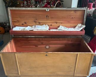 Mid Century Lane Cedar Chest with Blonde Finish