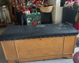 Mid Century Lane Cedar Chest with Blonde Finish