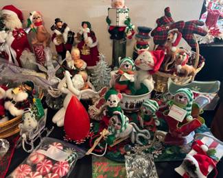 Annalee Christmas Mobilitee Dolls