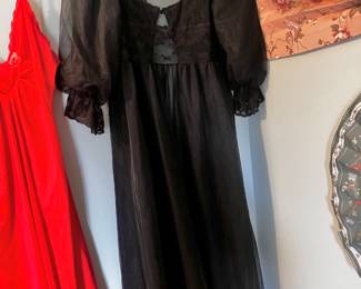 Sheer Black Night Gown