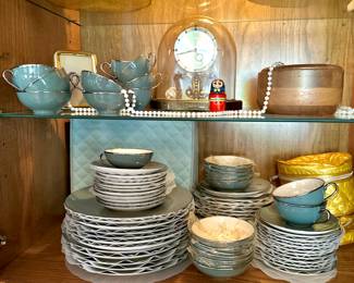 Franciscan Spruce Pattern China Set