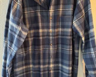 Pendleton Blue and White Flannel