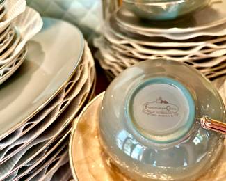 Franciscan Spruce Pattern China Set