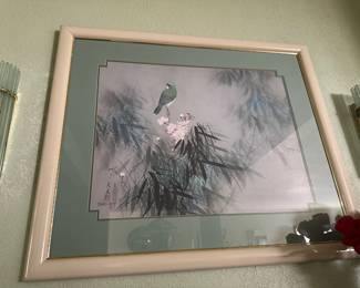 Framed "Spring Song" Lithograph by David Lee