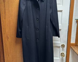 Pendleton Black Wool Trench Coat – Size 10