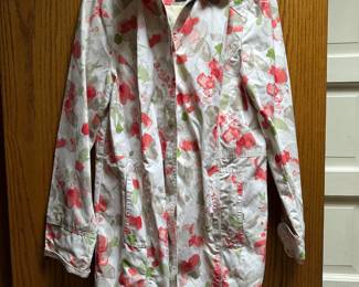 Eddie Bauer White Floral Jacket – Size Medium