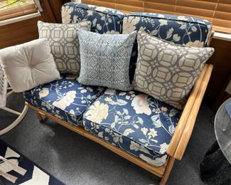 Bamboo Frame Love Seat
