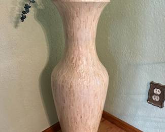 Mother of Pearl Floor Vase