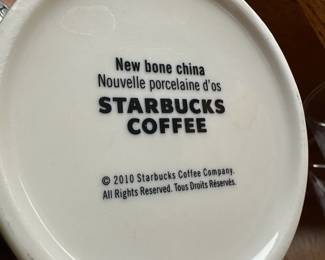 Pair of Starbucks Hawaii Hibiscus Floral Coffee Mugs