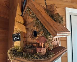 Whimsical "Gone Boating" Bird House