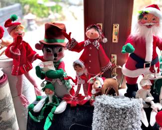 Annalee Christmas Mobilitee Dolls